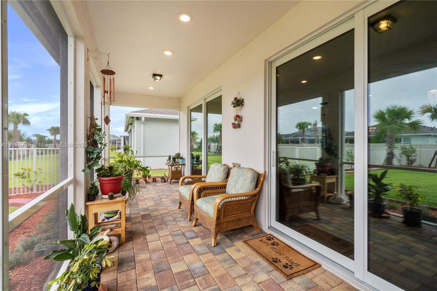 Furnished interior view inside a new home in Del Webb Tradition, Port St. Lucie (Image 27).