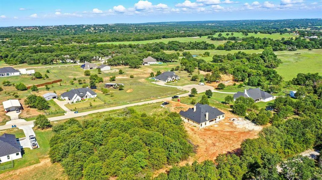 Aerial view of residential area Aerial view of residential area