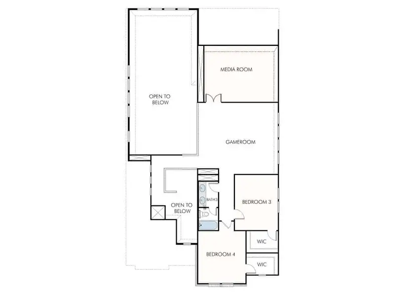 2D floor plan layout of this home in Walsh, Fort Worth, TX (Image 3). 2D floor plan layout of this home in Walsh, Fort Worth, TX (Image 3).
