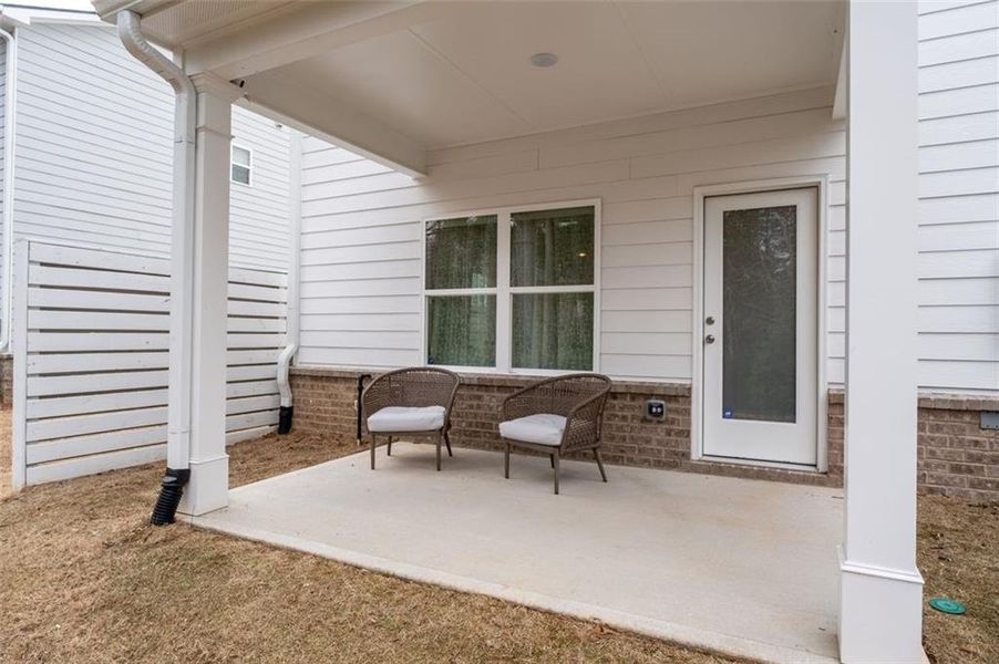 Exterior details and patio area of a home in , Sugar Hill (Image 3).