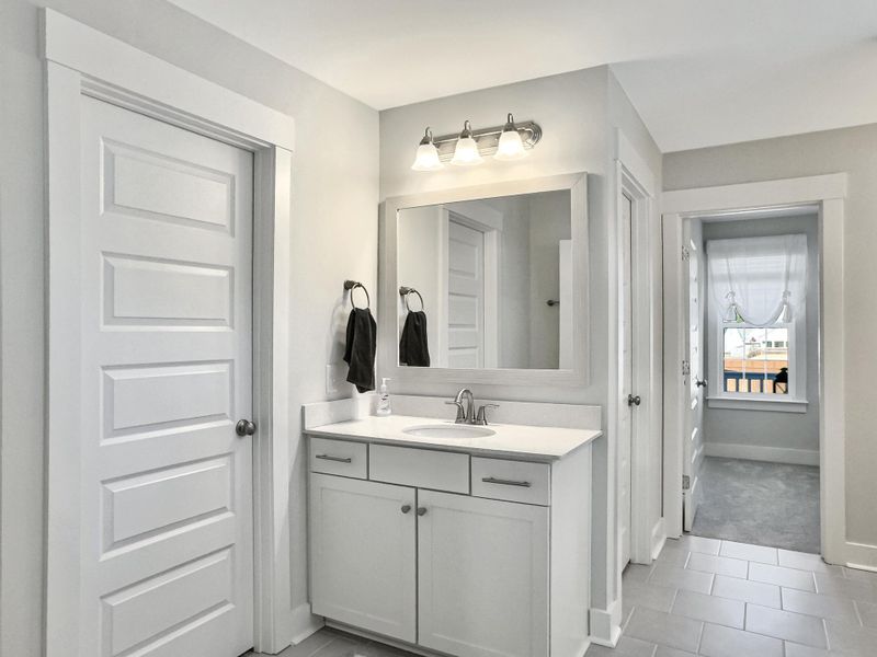 Furnished interior view inside a new home in Hewing Farms, Summerville (Image 18). Furnished interior view inside a new home in Hewing Farms, Summerville (Image 18).