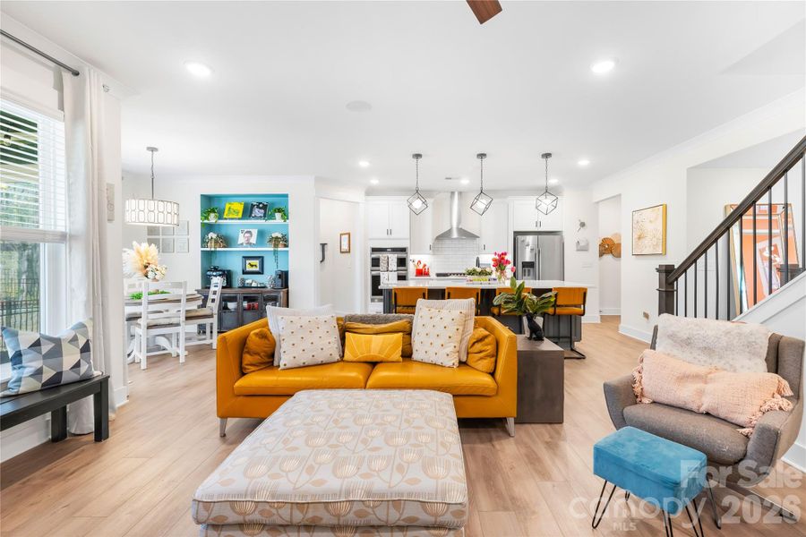Furnished interior view inside a new home in Villas at Prestwick, Mooresville (Image 17).