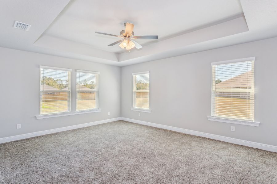 Representative unfurnished interior of a home built from the The Turquoise by Herbst Homes in Clear Water Landing, Milton (Image 97).