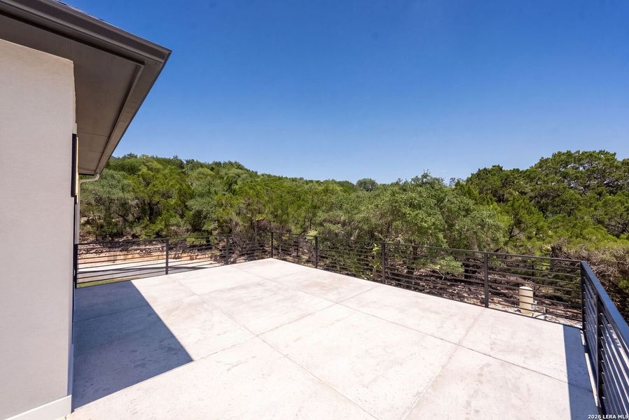 Exterior details and patio area of a home in , Boerne (Image 38).
