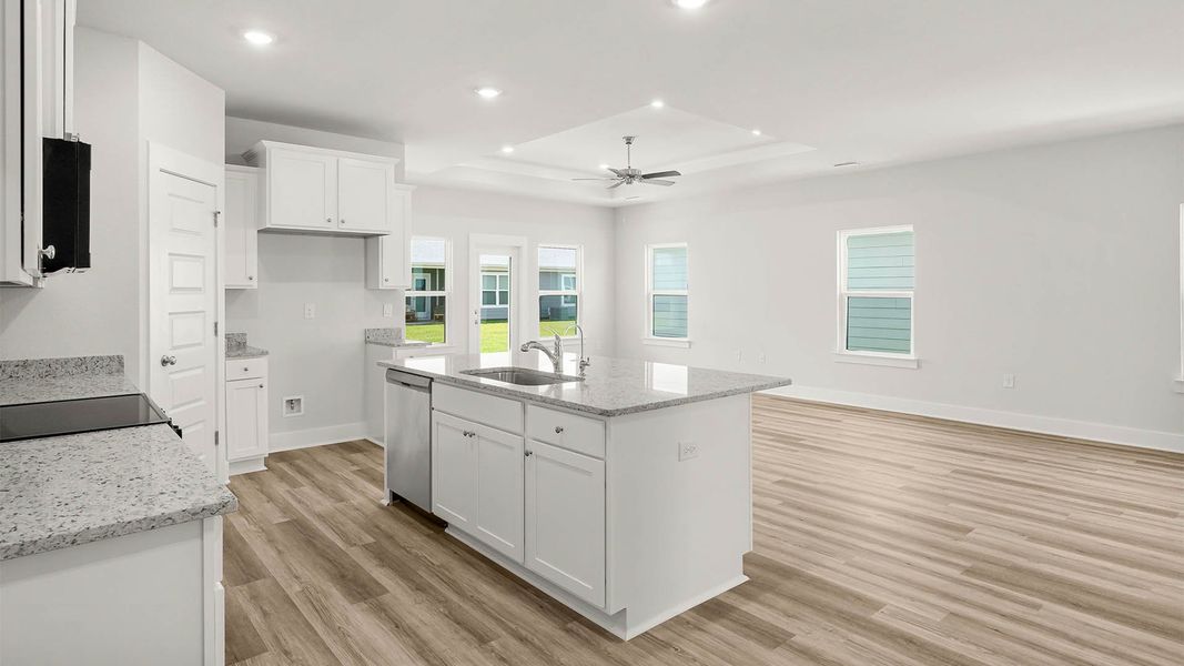 Furnished interior view inside a new home in WindMark Beach, Port Saint Joe (Image 6).