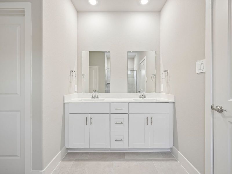 Furnished interior view inside a new home in Lakehaven - Premier Series, Farmersville (Image 11). Furnished interior view inside a new home in Lakehaven - Premier Series, Farmersville (Image 11).