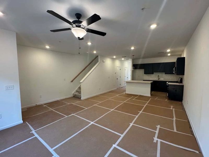 Family Room Construction Progress