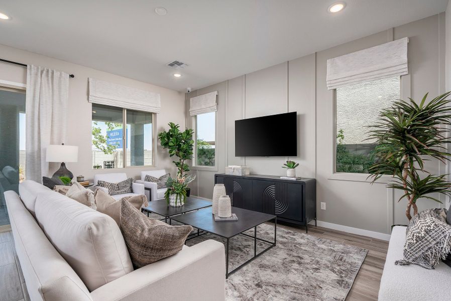 Representative furnished interior of a home built from the Grand 5G by Risewell Homes in Wildera, San Tan Valley (Image 6).