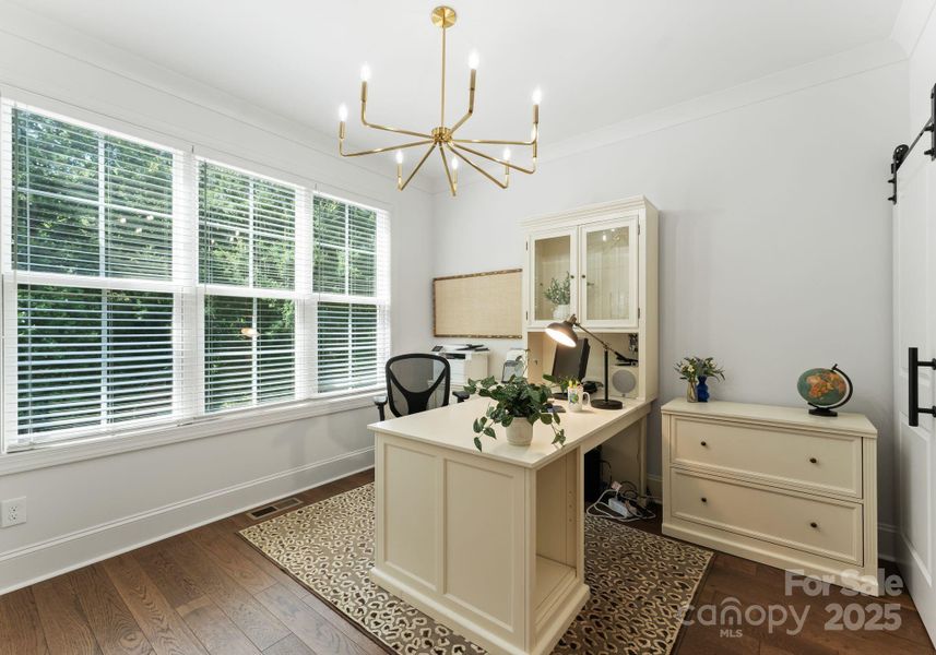 Furnished interior view inside a new home in , Waxhaw (Image 29).