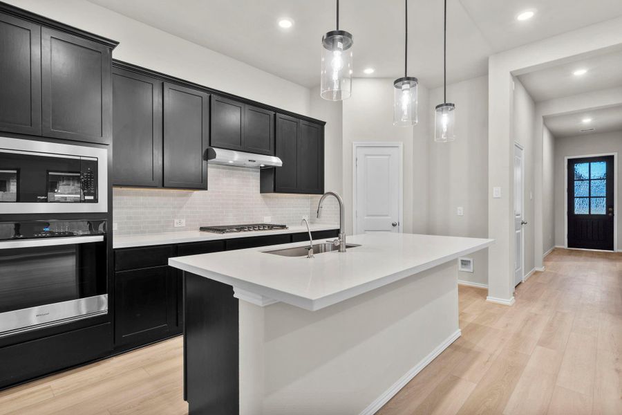 Furnished interior view inside a new home in The Highlands, Porter (Image 9).