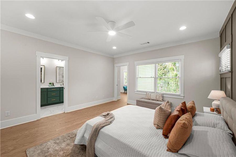 Furnished interior view inside a new home in , Decatur (Image 9). Furnished interior view inside a new home in , Decatur (Image 9).