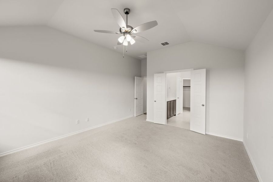 Front exterior of a new home in Myrtle Creek, Waxahachie, TX, highlighting curb appeal (Image 23).