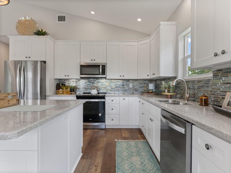 Furnished interior view inside a new home in , Sargent (Image 36). Furnished interior view inside a new home in , Sargent (Image 36).