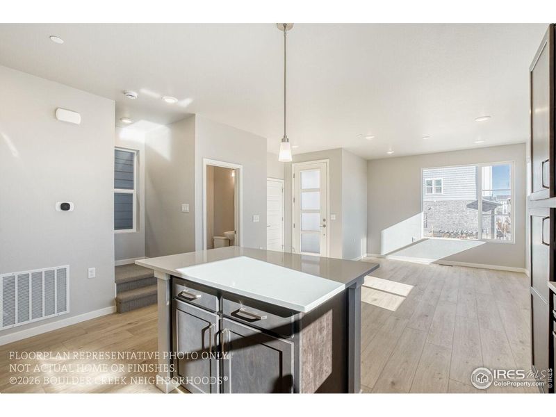 Furnished interior view inside a new home in Baseline, Broomfield (Image 10). Furnished interior view inside a new home in Baseline, Broomfield (Image 10).