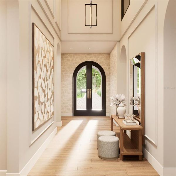 Furnished interior view inside a new home in , Montverde (Image 15). Furnished interior view inside a new home in , Montverde (Image 15).