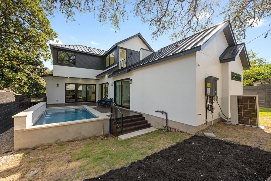 Front exterior of a new home in , Austin, TX, highlighting curb appeal (Image 22). Front exterior of a new home in , Austin, TX, highlighting curb appeal (Image 22).