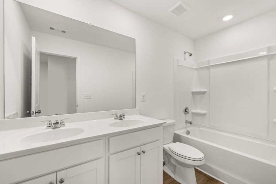 Furnished interior view inside a new home in Timber Ridge: Timber Ridge 42', Douglasville (Image 10). Furnished interior view inside a new home in Timber Ridge: Timber Ridge 42', Douglasville (Image 10).