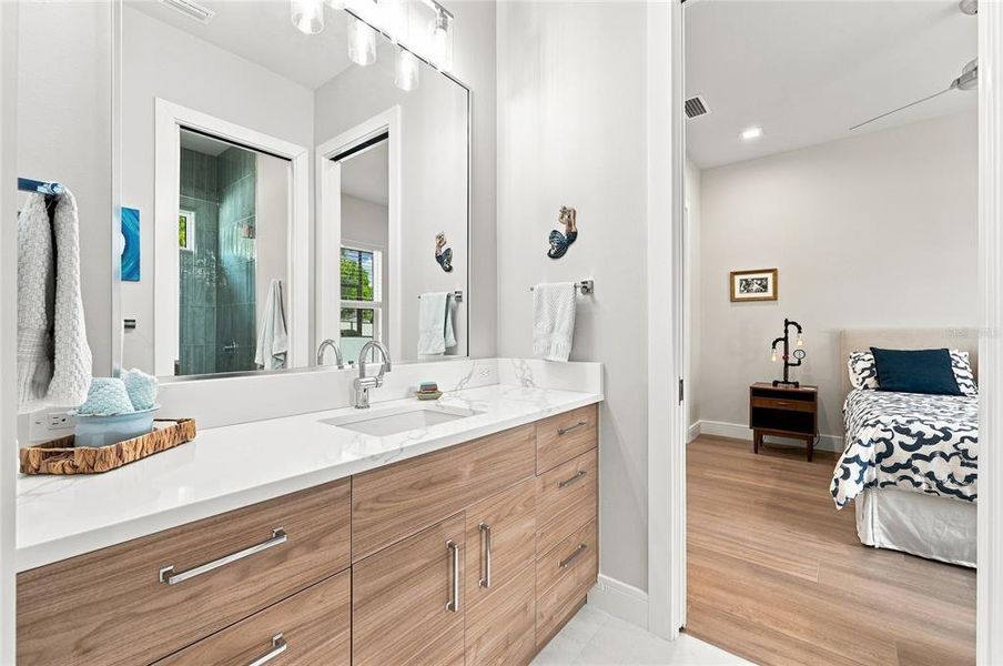 Furnished interior view inside a new home in , Winter Haven (Image 42).