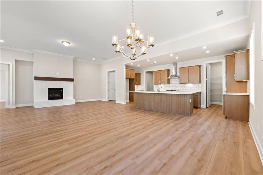 Furnished interior view inside a new home in Cresswind Georgia at Twin Lakes, Hoschton (Image 6).