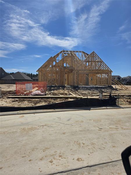 In-progress construction of a new home in The Trails, New Caney, TX (Image 11). In-progress construction of a new home in The Trails, New Caney, TX (Image 11).
