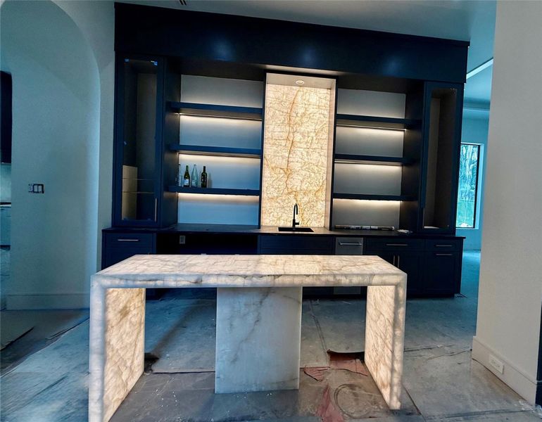 In-progress construction of a new home in , Bellaire, TX (Image 4).