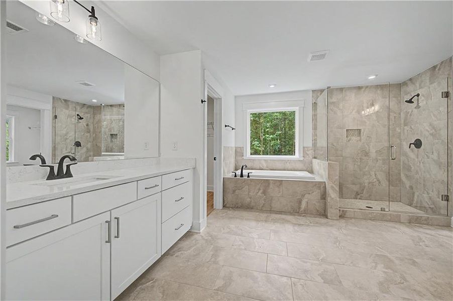 Furnished interior view inside a new home in , Kennesaw (Image 14).