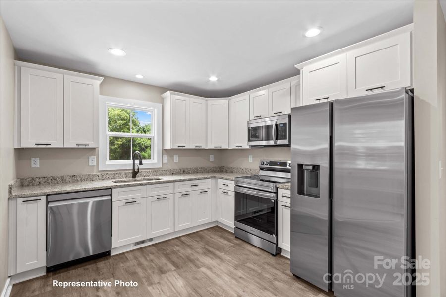 Furnished interior view inside a new home in , Statesville (Image 4).