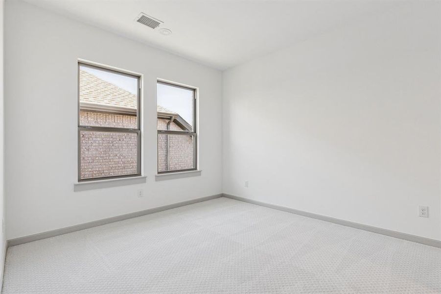 You'll find nicely sized secondary bedrooms in our Percy floor plan. You'll find nicely sized secondary bedrooms in our Percy floor plan.