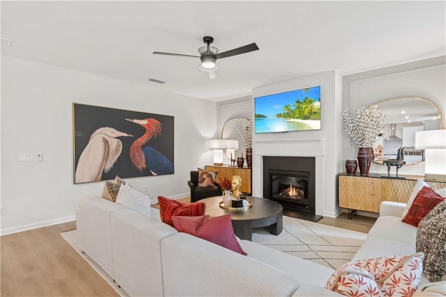 Furnished interior view inside a new home in Everson, Snellville (Image 35).