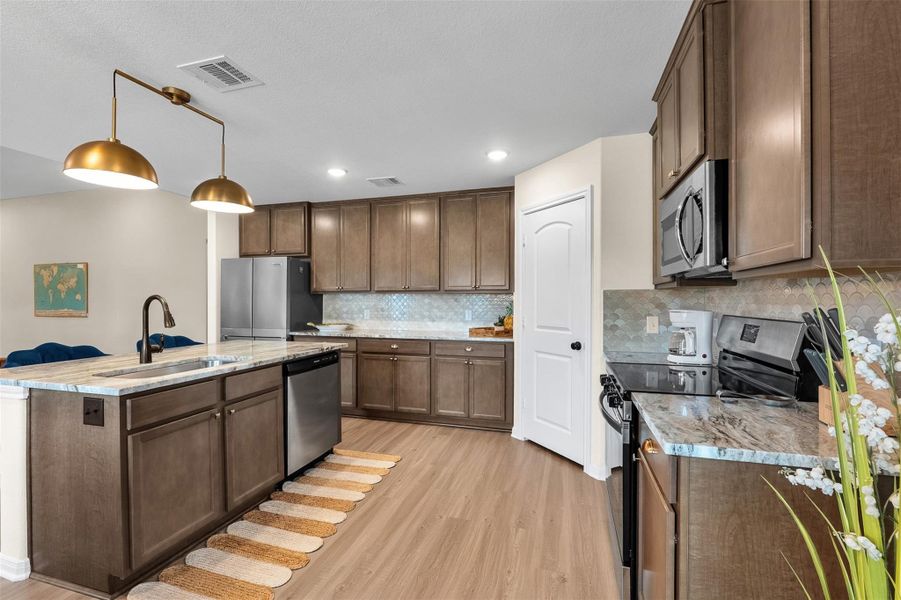 Furnished interior view inside a new home in , Livingston (Image 24).
