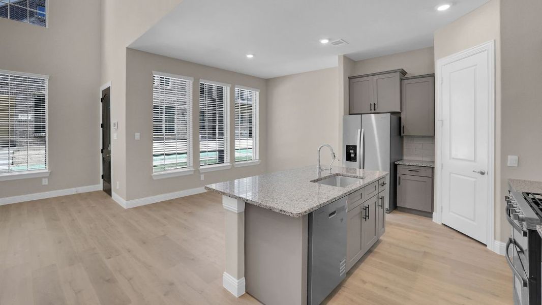 Furnished interior view inside a new home in The Avenue, Allen (Image 7).