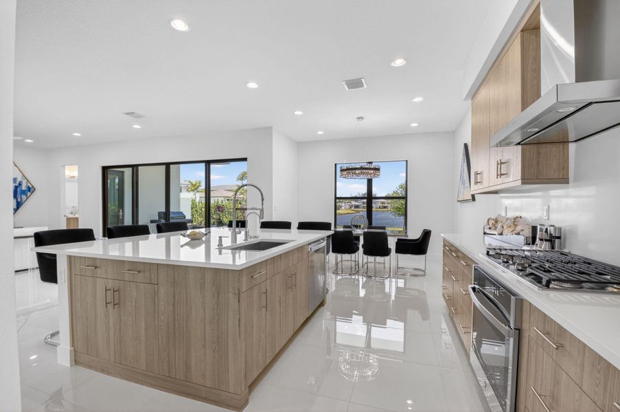 kitchen with view kitchen with view