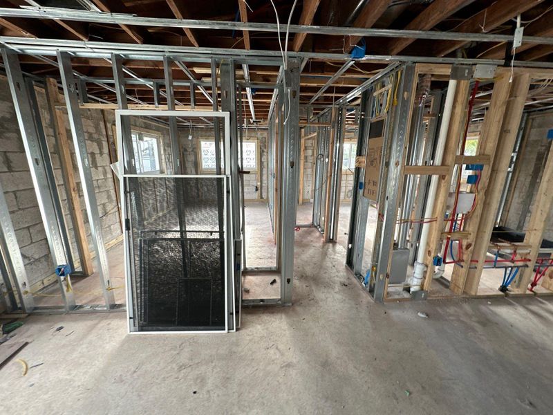 In-progress construction of a new home in , Pompano Beach, FL (Image 9).