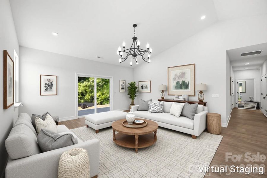 Furnished interior view inside a new home in , Salisbury (Image 8).