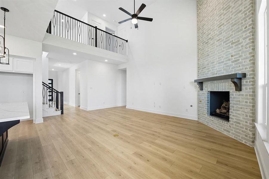Spacious, unfurnished interior of a new home in Pecan Square: 50ft. lots, Northlake (Image 22). Spacious, unfurnished interior of a new home in Pecan Square: 50ft. lots, Northlake (Image 22).