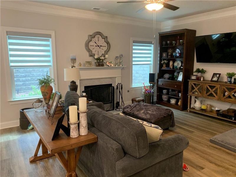 Furnished interior view inside a new home in Holiday Pines, Buford (Image 24).