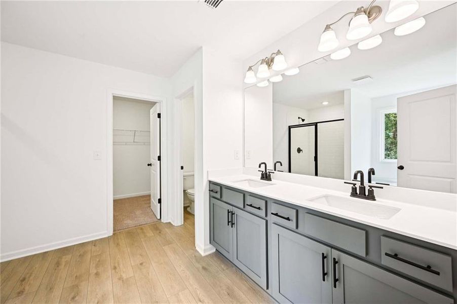 Furnished interior view inside a new home in Creekside, Dawsonville (Image 11). Furnished interior view inside a new home in Creekside, Dawsonville (Image 11).