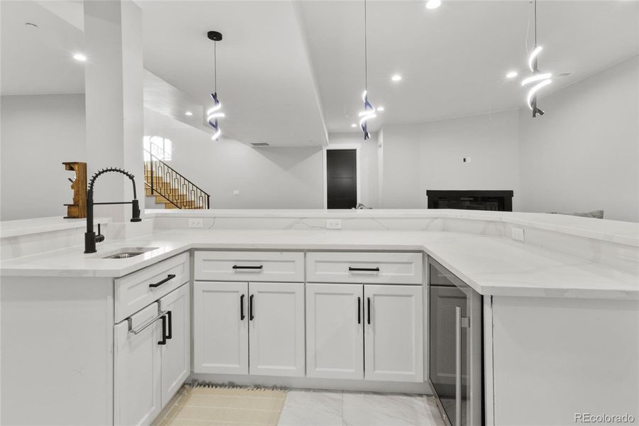 Furnished interior view inside a new home in , Brighton (Image 16). Furnished interior view inside a new home in , Brighton (Image 16).