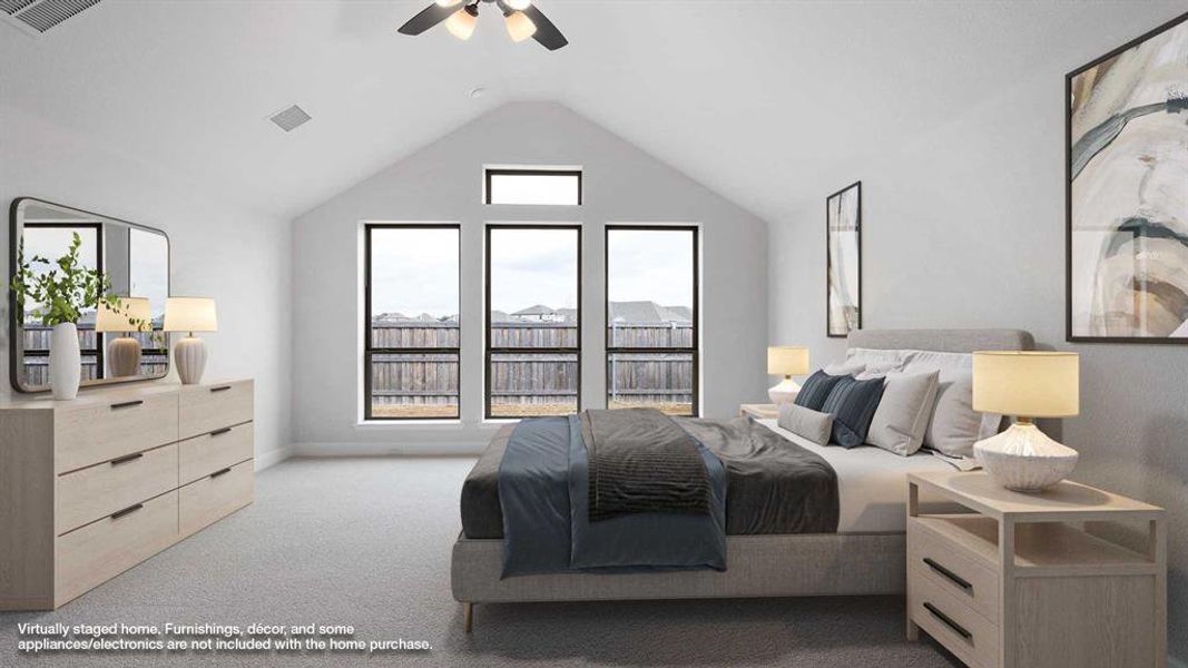 Furnished interior view inside a new home in Devonshire - Reserve 50', Forney (Image 5).