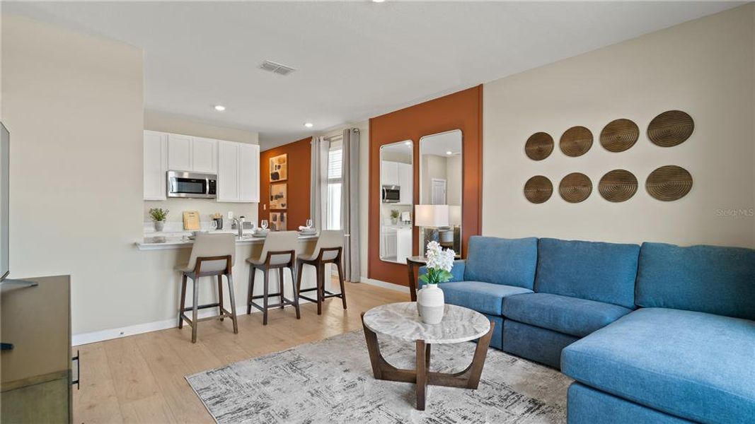 Furnished interior view inside a new home in , Clermont (Image 5).
