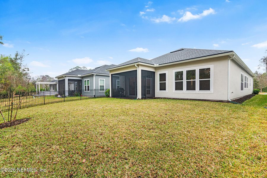 Exterior details and patio area of a home in , Jacksonville (Image 30).
