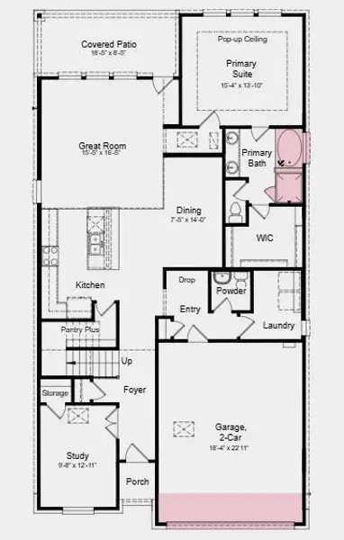 Additional Highlights Include: Slide-in tub at primary bath, 2' garage extension, upgraded front door, pendant lights over kitchen island, and whole house blinds. Additional Highlights Include: Slide-in tub at primary bath, 2' garage extension, upgraded front door, pendant lights over kitchen island, and whole house blinds.