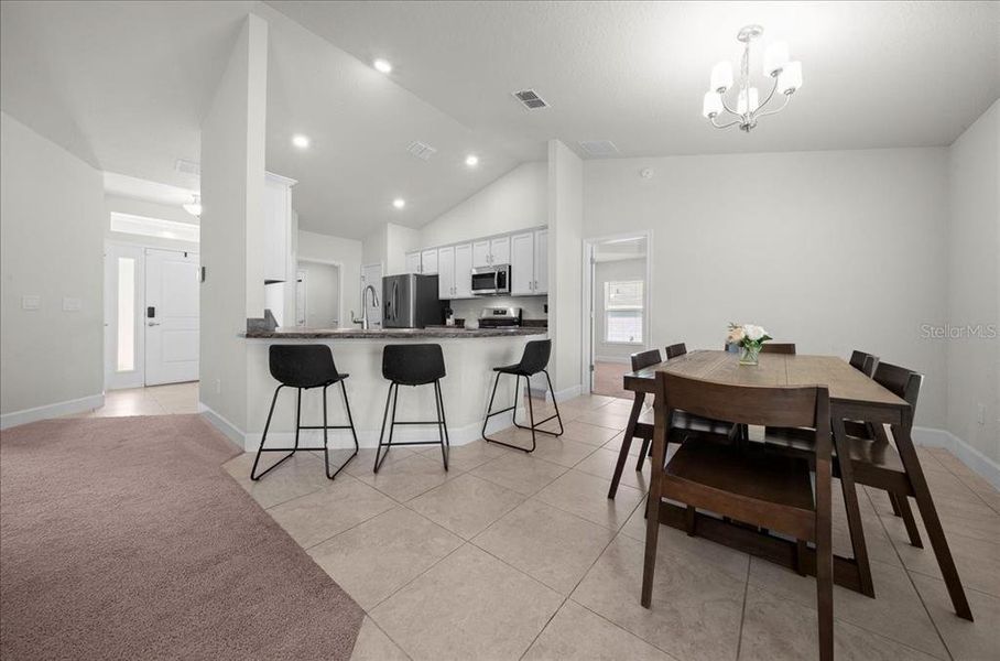 Furnished interior view inside a new home in , Ocala (Image 6).