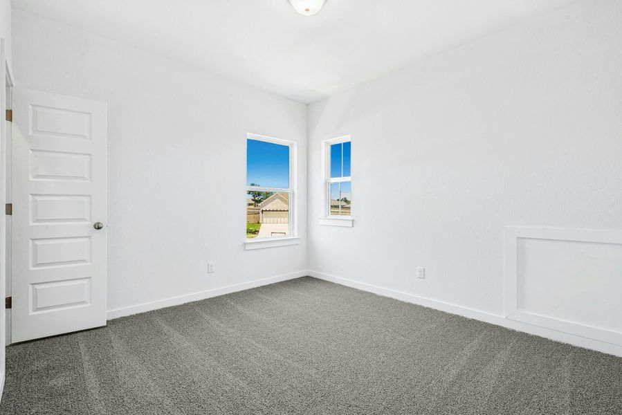 Spacious, unfurnished interior of a new home in The Colony, Bastrop (Image 33). Spacious, unfurnished interior of a new home in The Colony, Bastrop (Image 33).