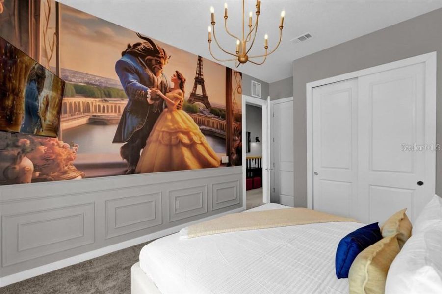 Furnished interior view inside a new home in , Kissimmee (Image 9).