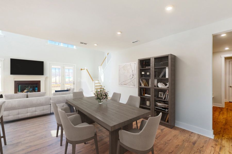 Furnished interior view inside a new home in Stonewood Estates, Durham (Image 9).