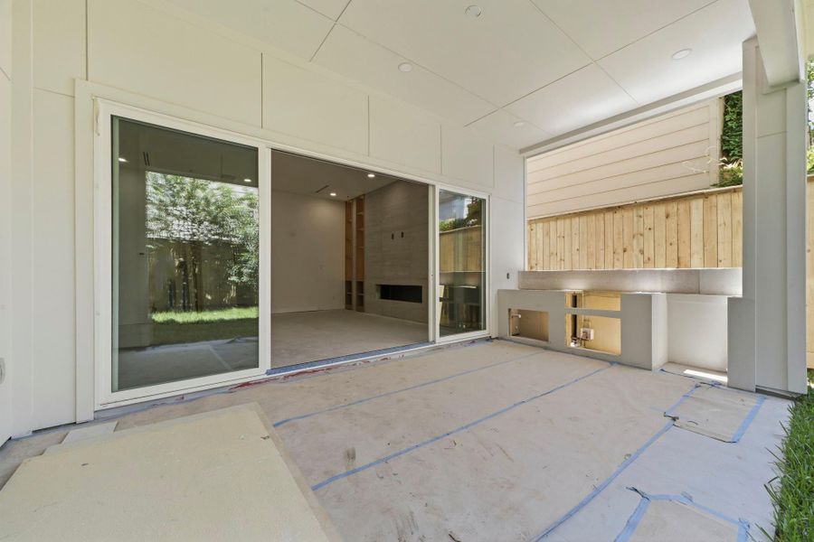 Great view of the outdoor patio and access to the main living area. Great view of the outdoor patio and access to the main living area.