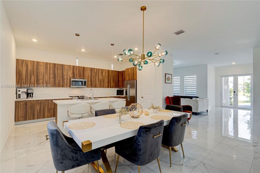 Furnished interior view inside a new home in Crescent Ridge, Davie (Image 14).