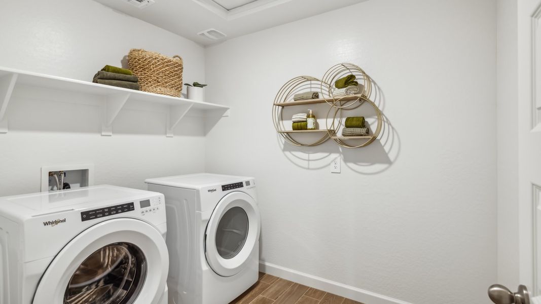 Representative furnished interior of a home built from the Easton by D.R. Horton in Remington, Buckeye (Image 30).
