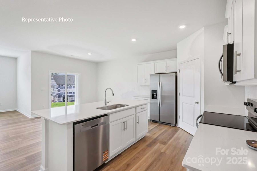 Furnished interior view inside a new home in Sonoma Hills, Charlotte (Image 11).